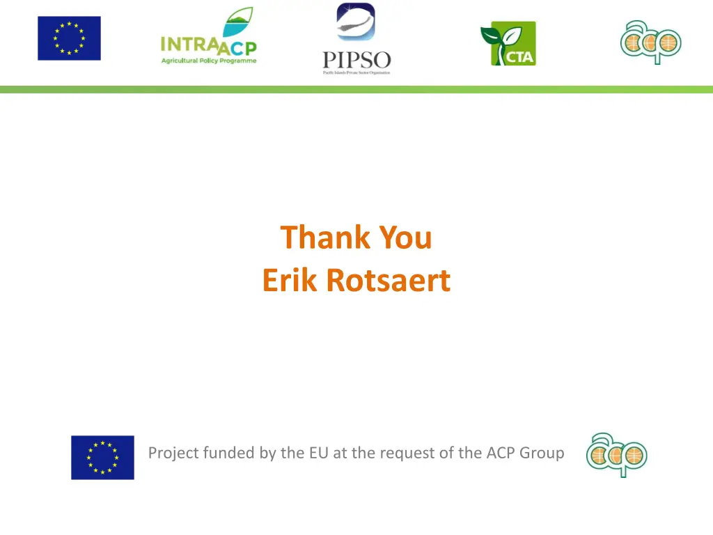 thank you erik rotsaert