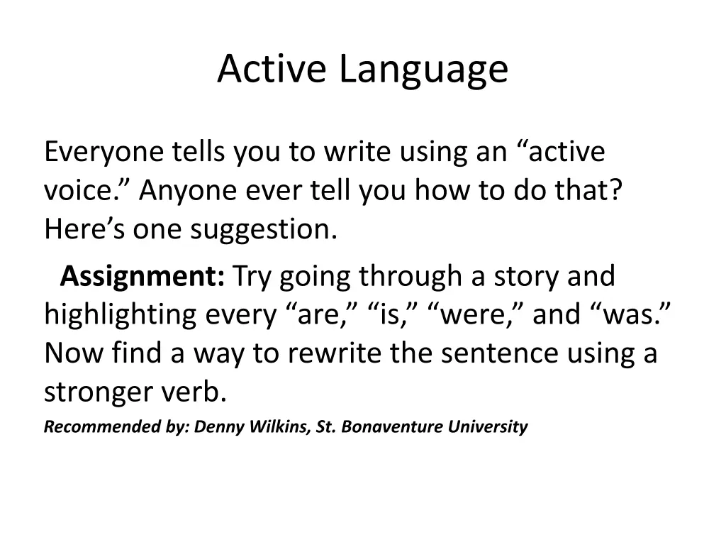 active language