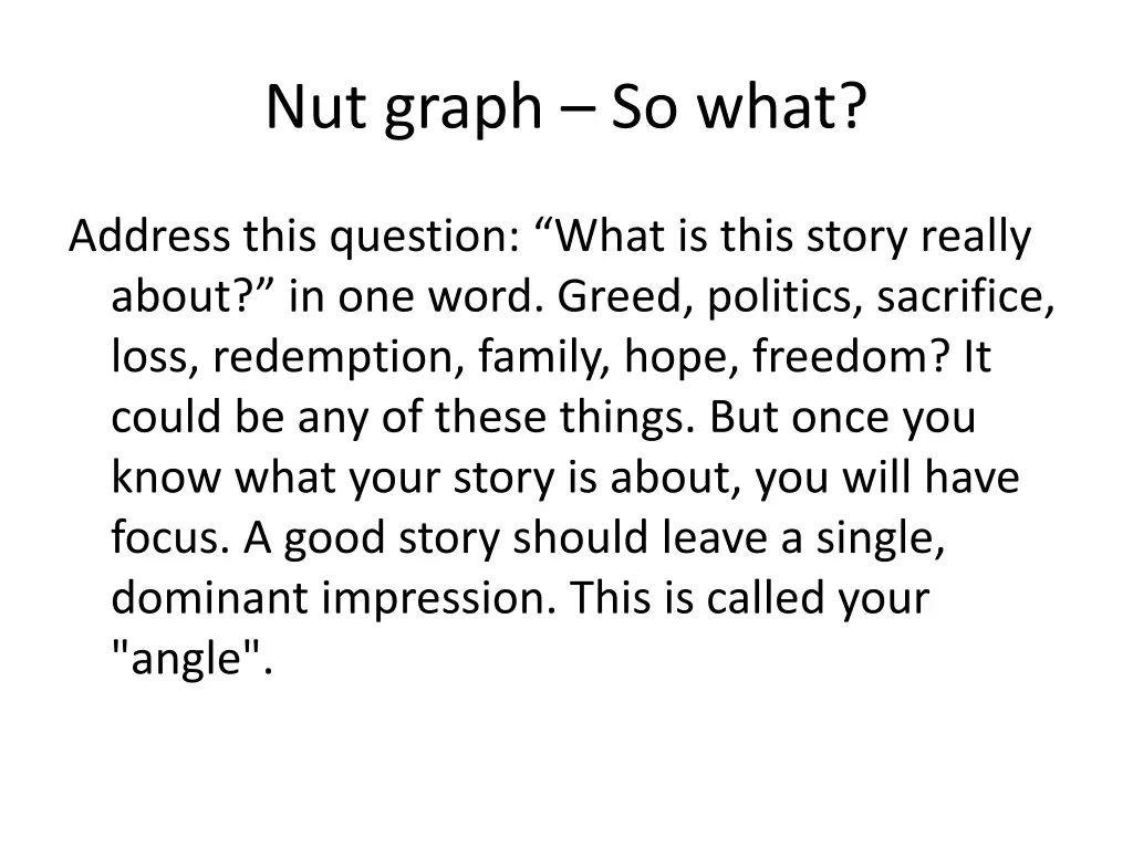 nut graph so what