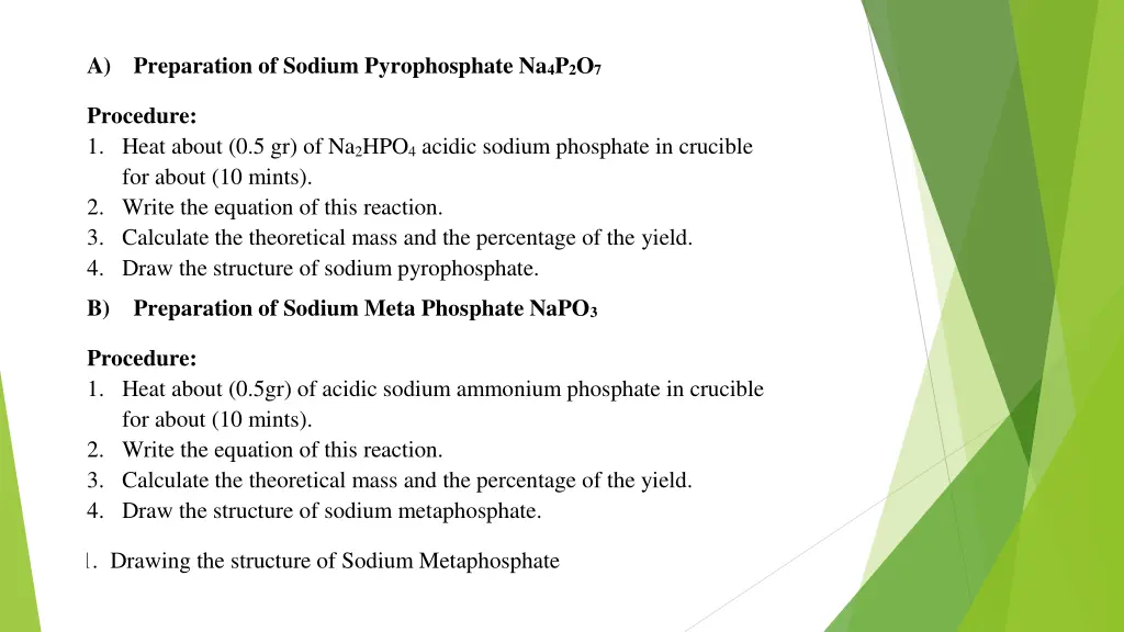 a preparation of sodium pyrophosphate na 4 p 2 o 7