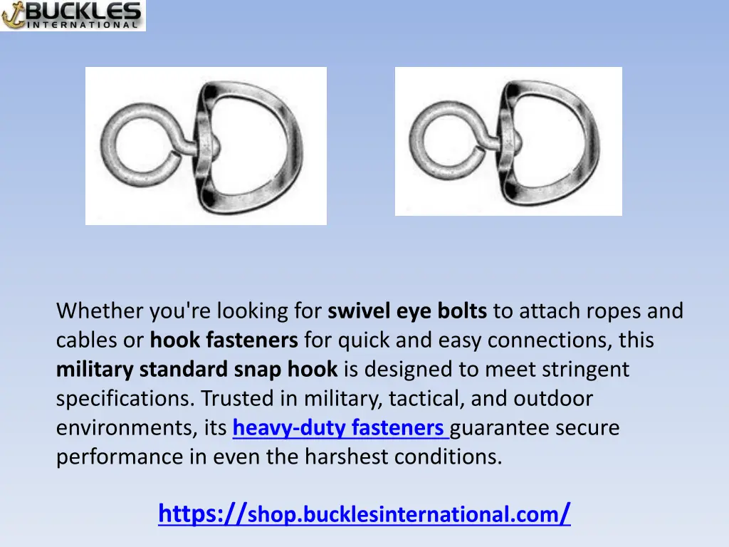 military spec spring snap hooks 2908 1