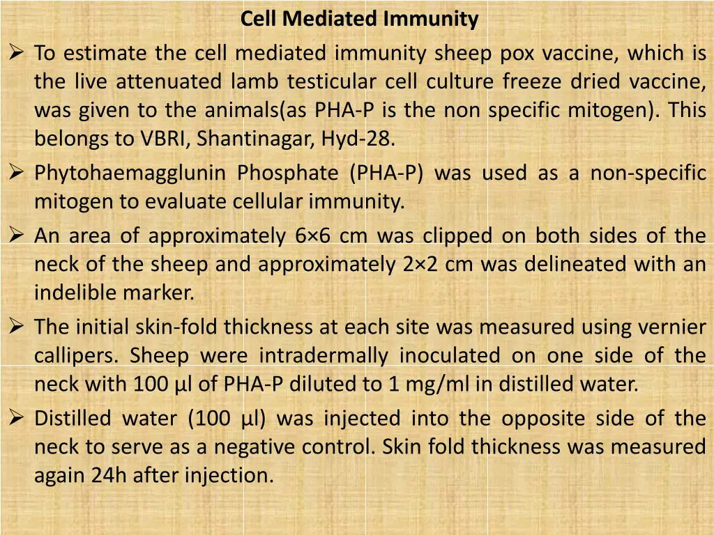 cell mediated immunity