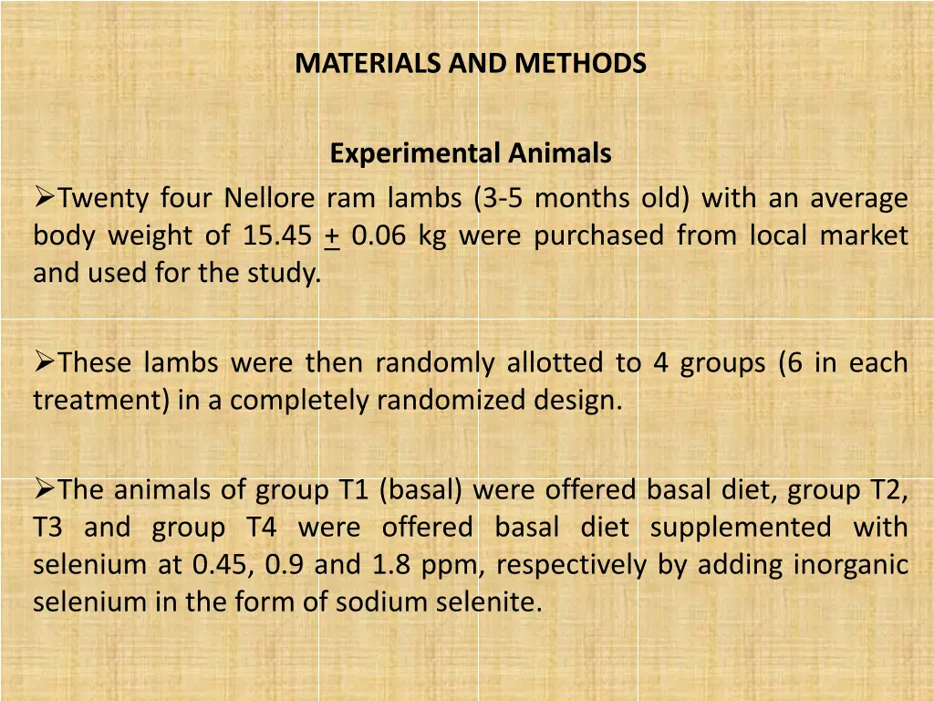 materials and methods