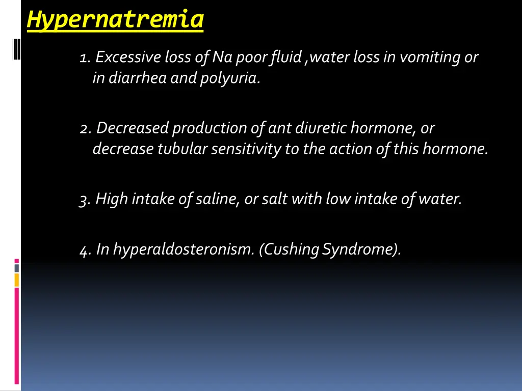 hypernatremia