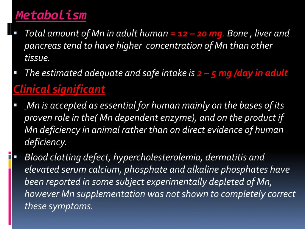 metabolism