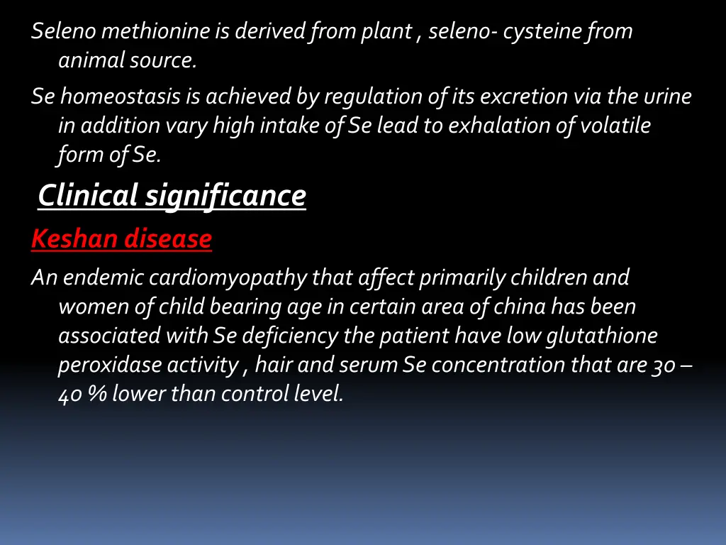 seleno methionine is derived from plant seleno