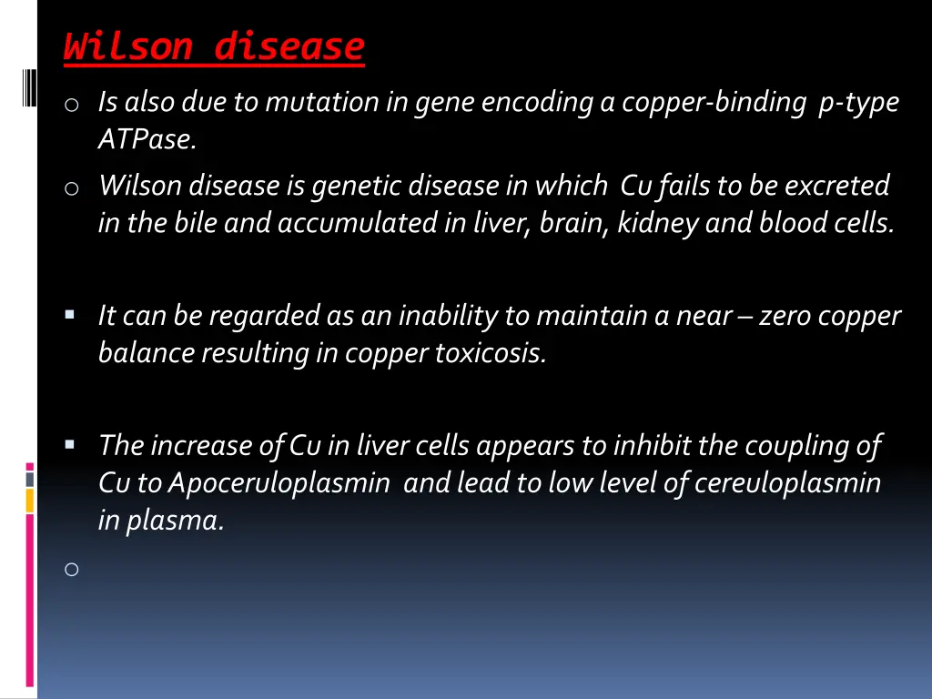 wilson disease