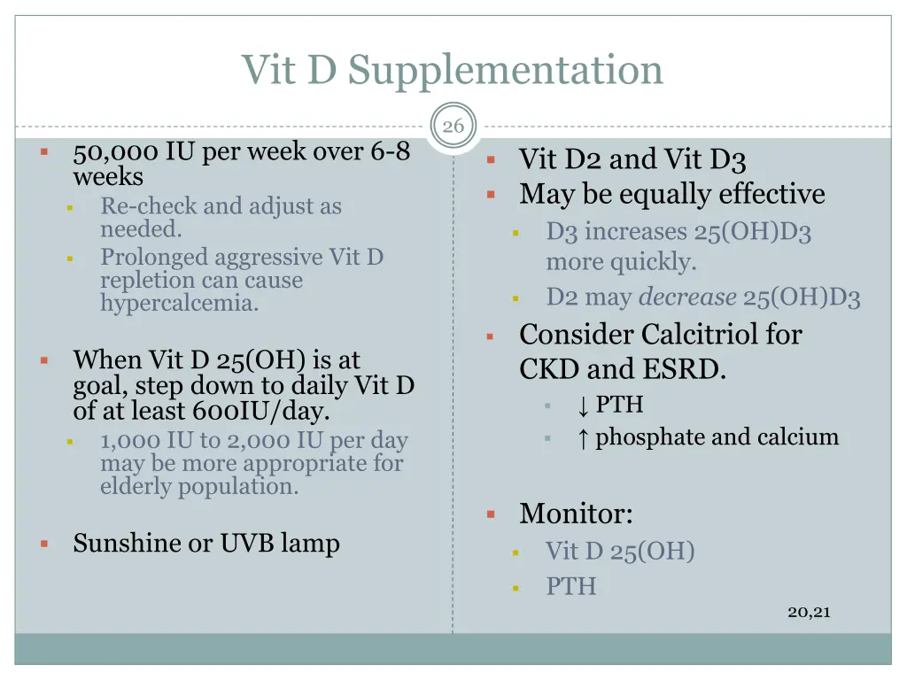 vit d supplementation