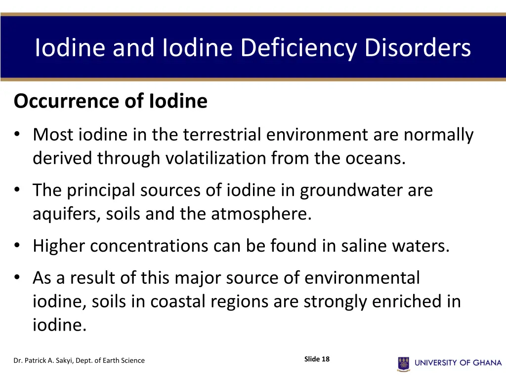 iodine and iodine deficiency disorders 1