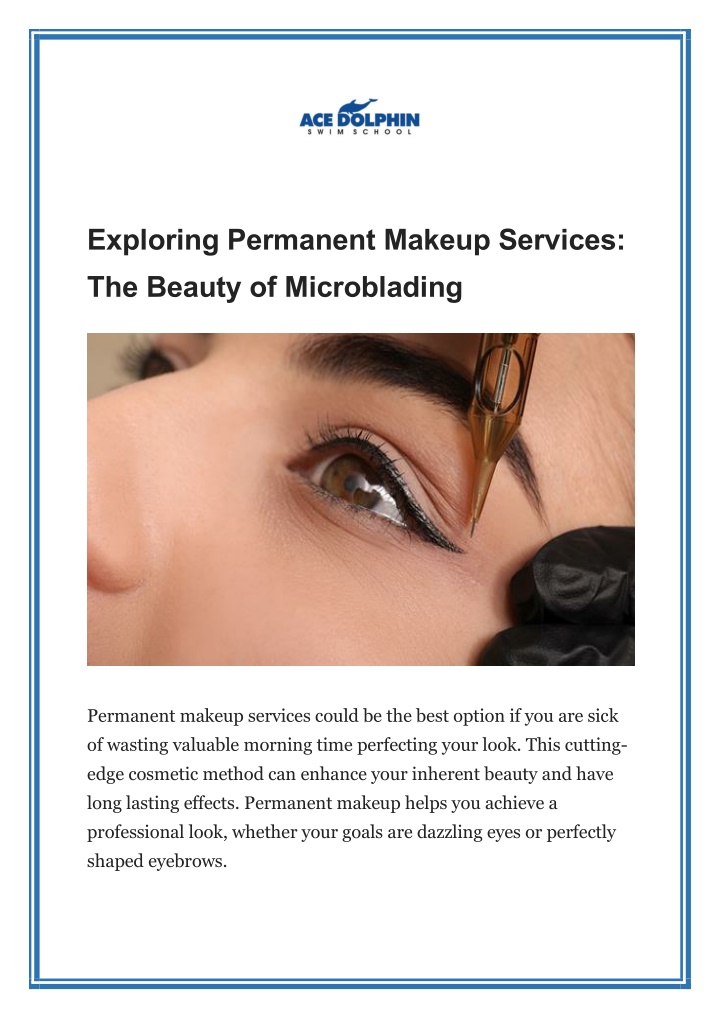 exploring permanent makeup services