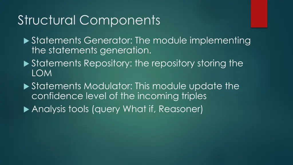 structural components