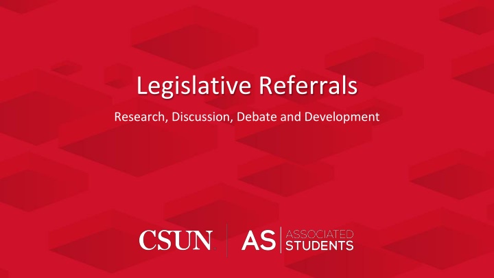 legislative referrals