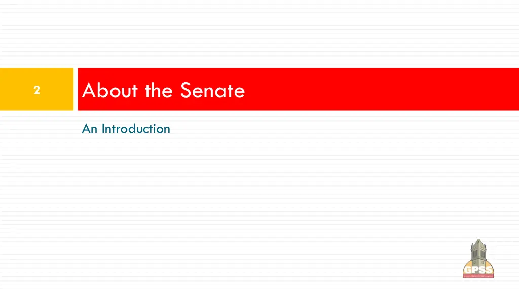 about the senate