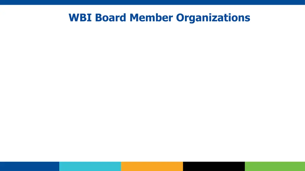 wbi board member organizations