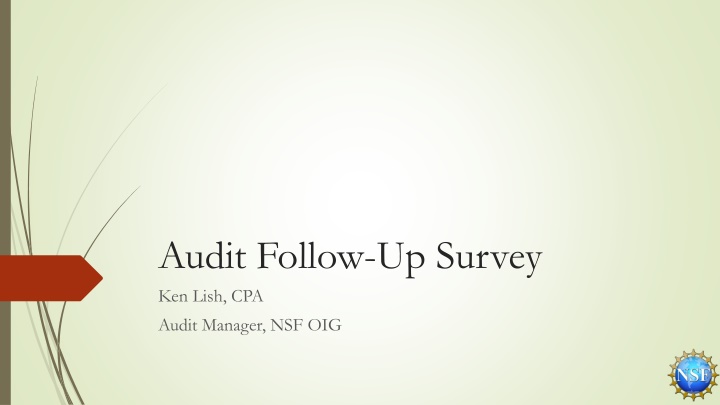 audit follow up survey ken lish cpa audit manager