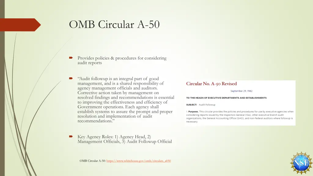 omb circular a 50