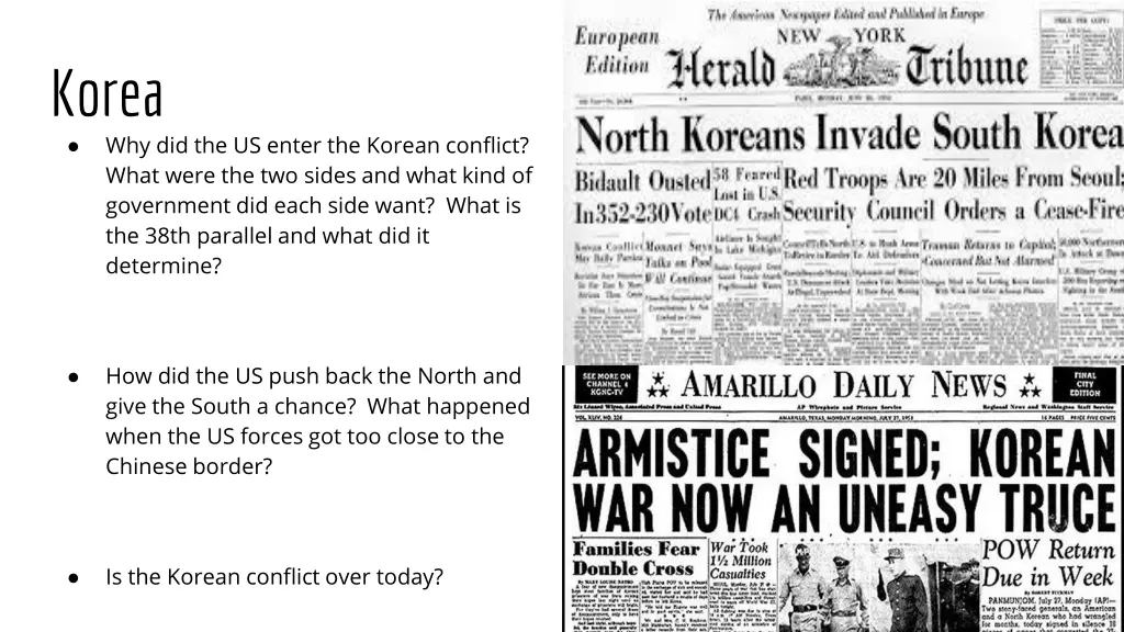 korea why did the us enter the korean conflict