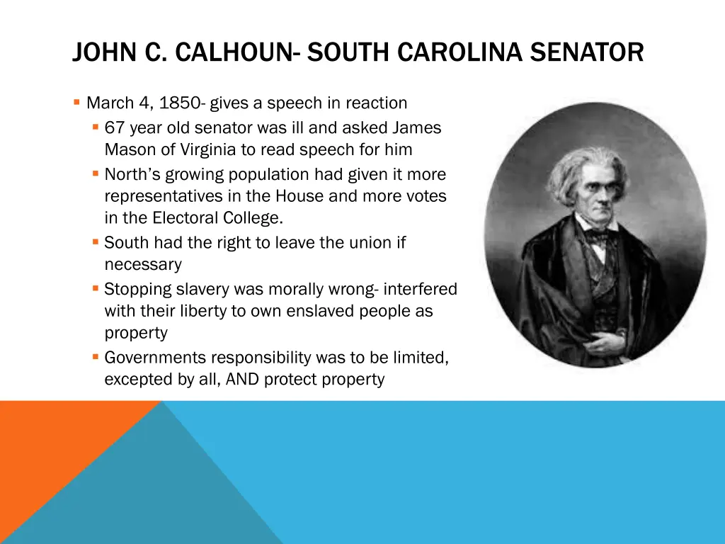 john c calhoun south carolina senator