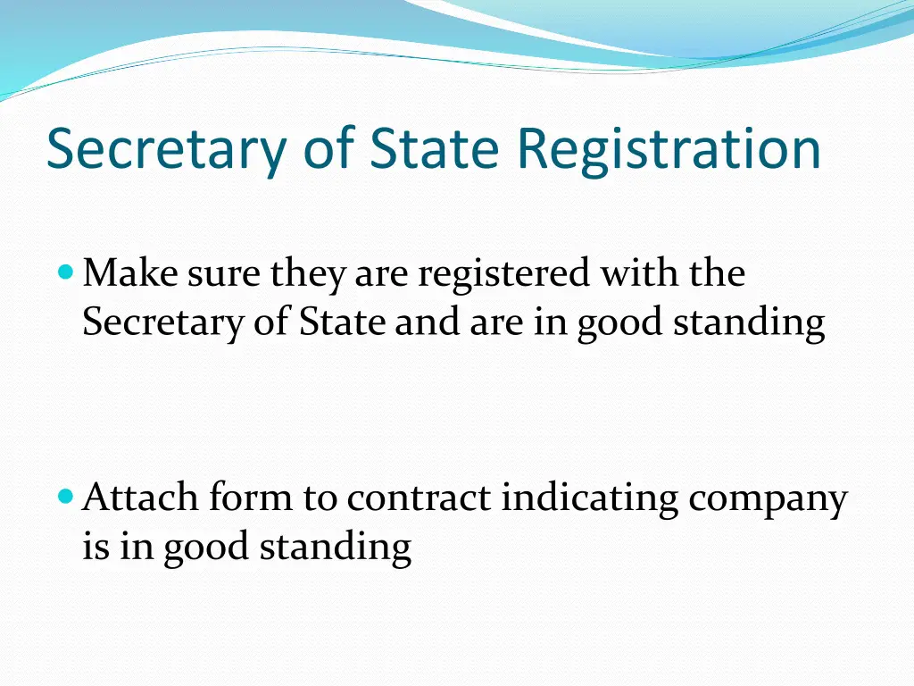 secretary of state registration