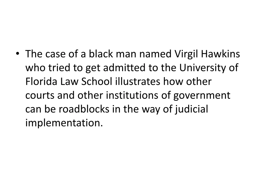 the case of a black man named virgil hawkins