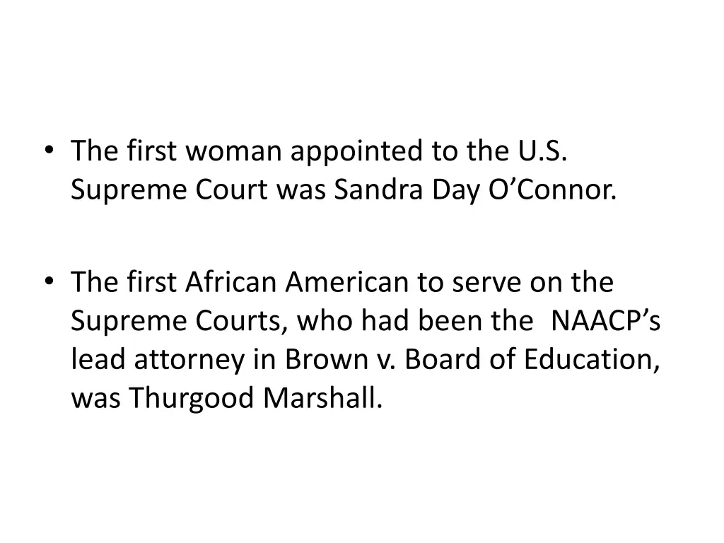 the first woman appointed to the u s supreme