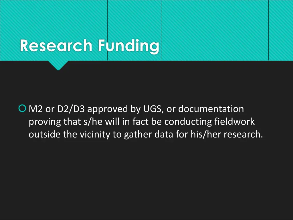 research funding