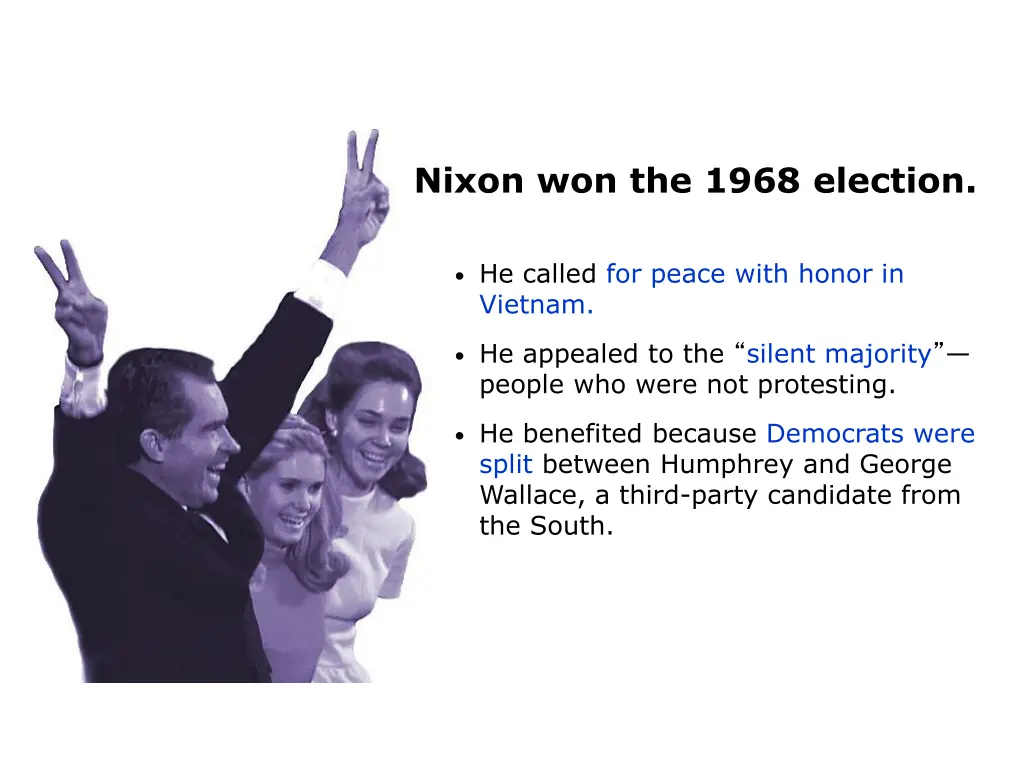 nixon won the 1968 election