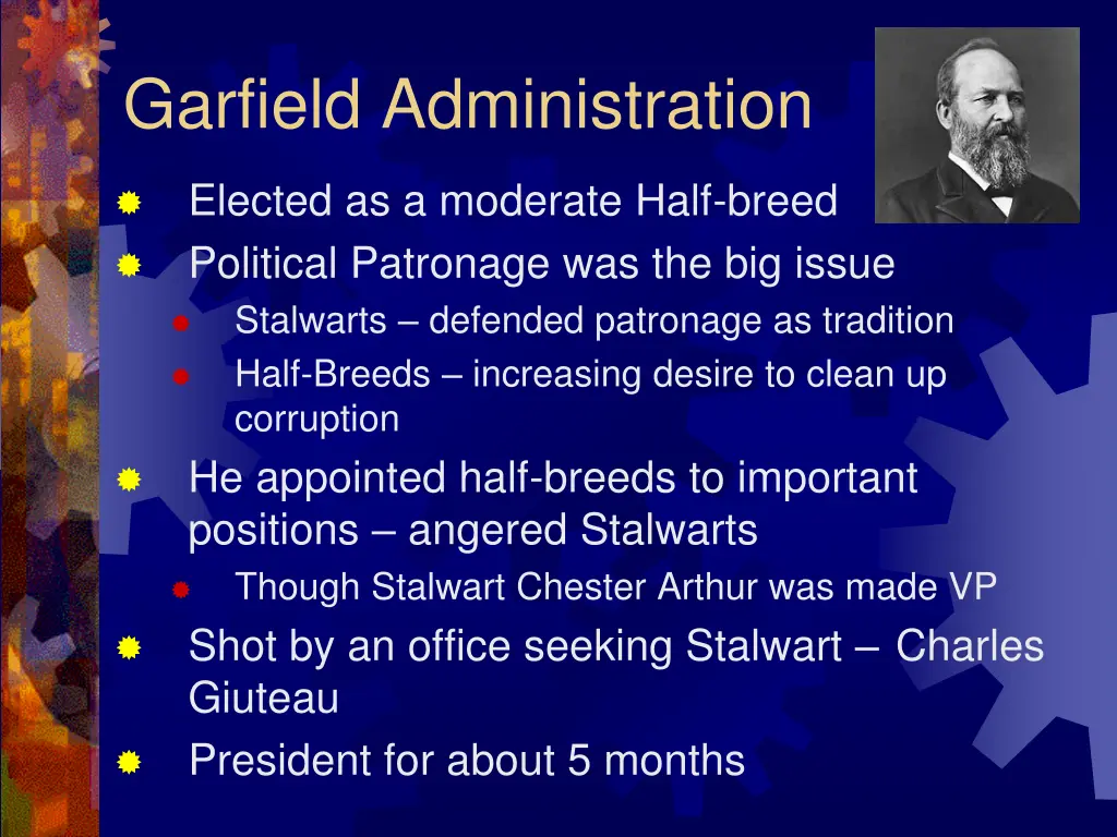 garfield administration