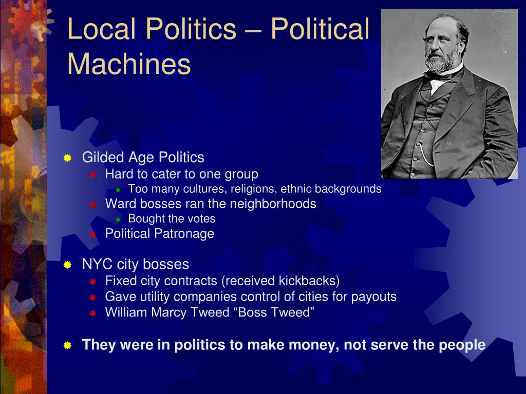 local politics political machines