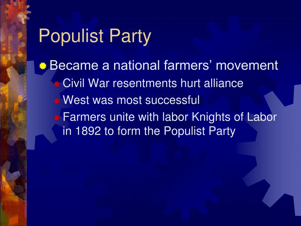 populist party