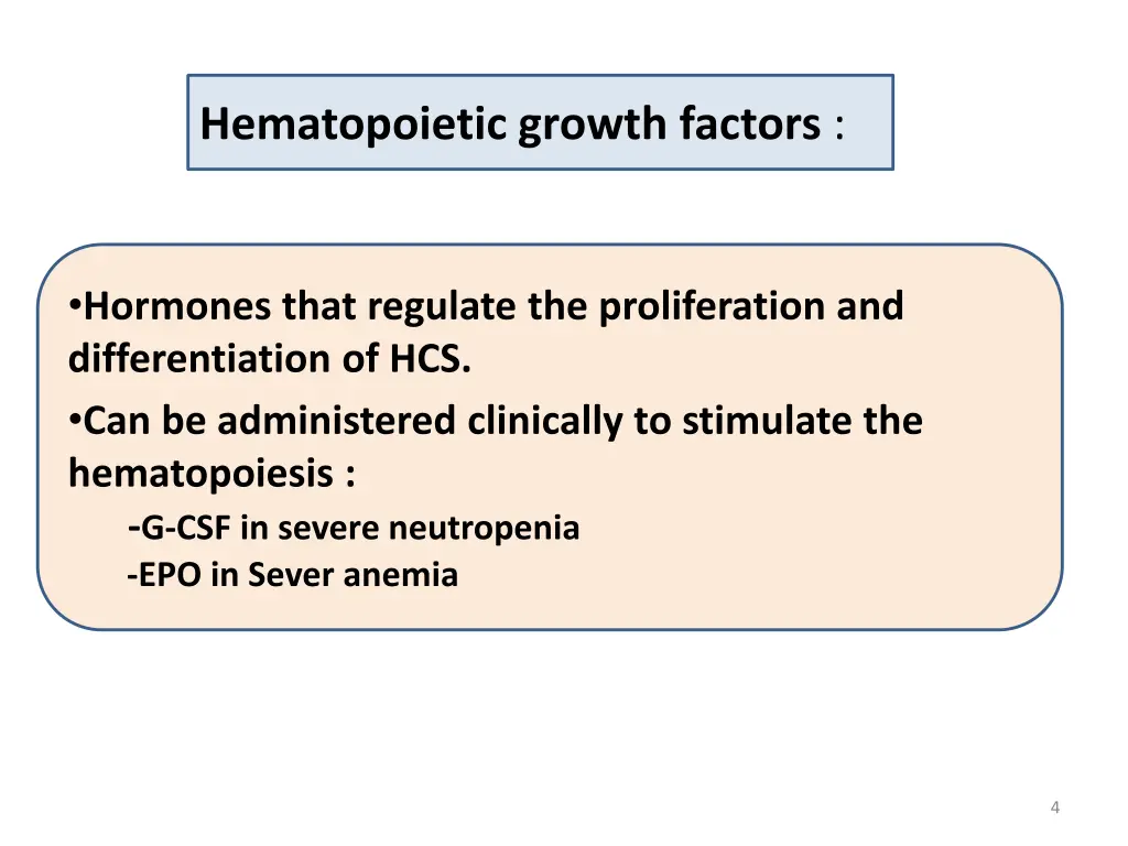 hematopoietic growth factors