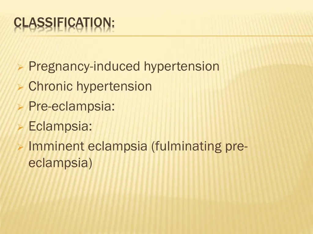 classification