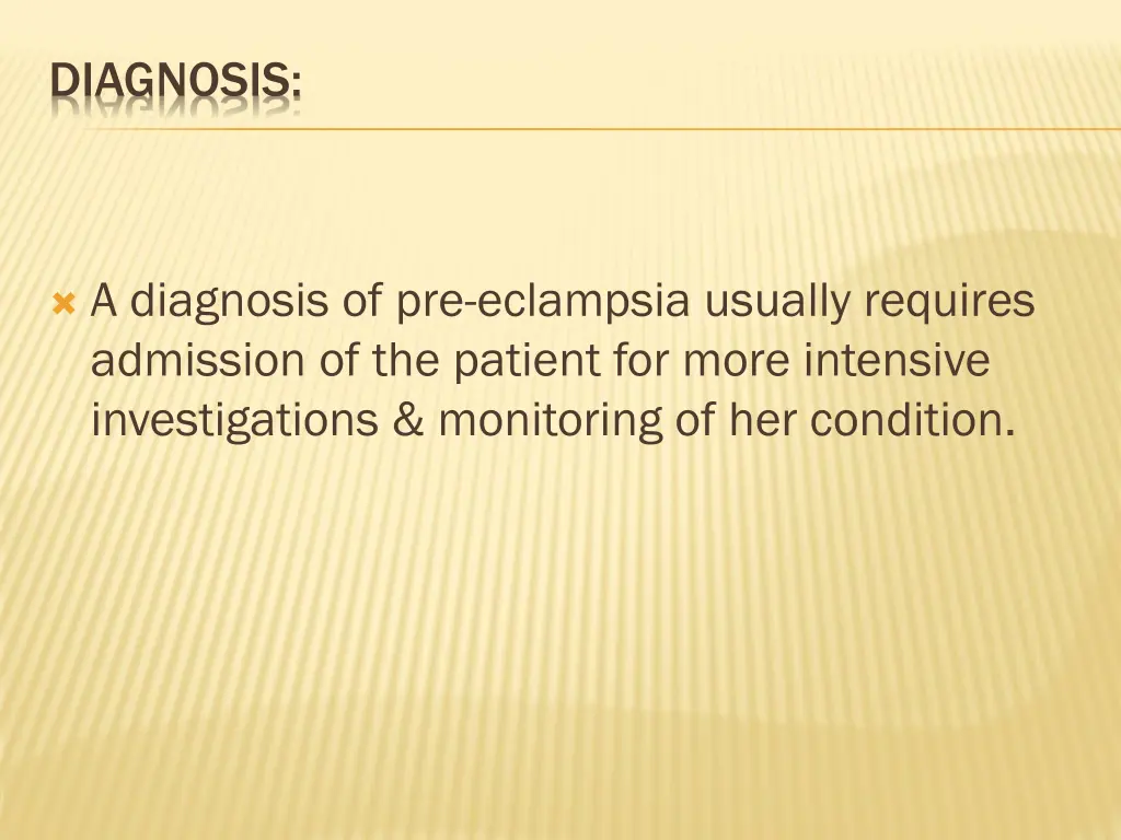 diagnosis