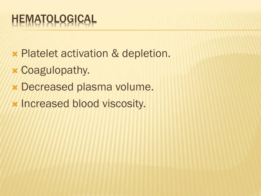 hematological