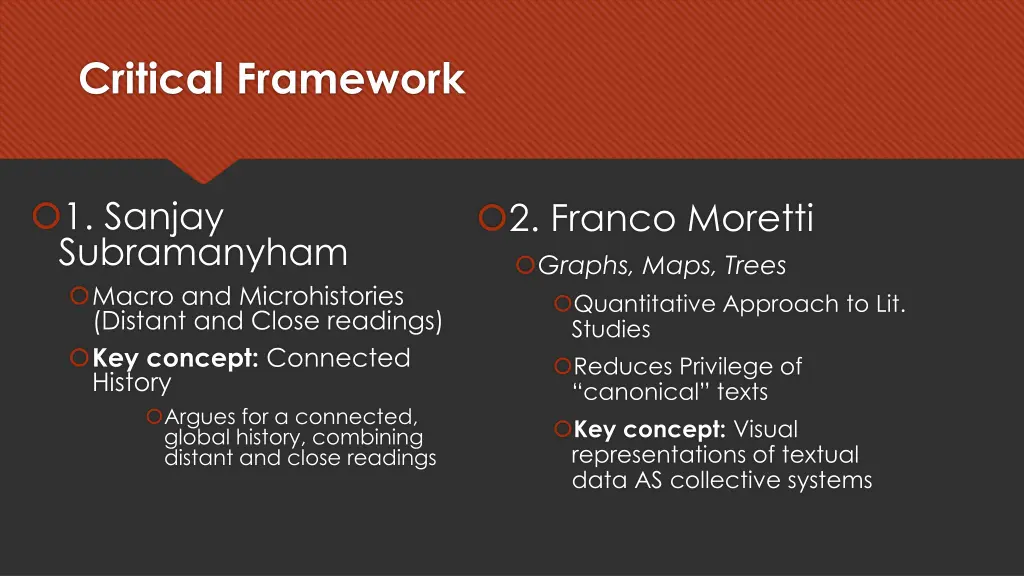 critical framework