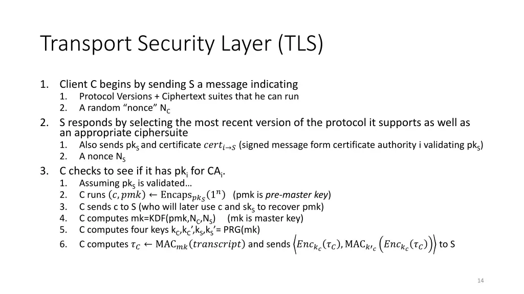 transport security layer tls 3