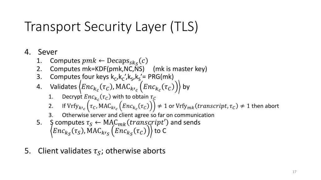 transport security layer tls 6