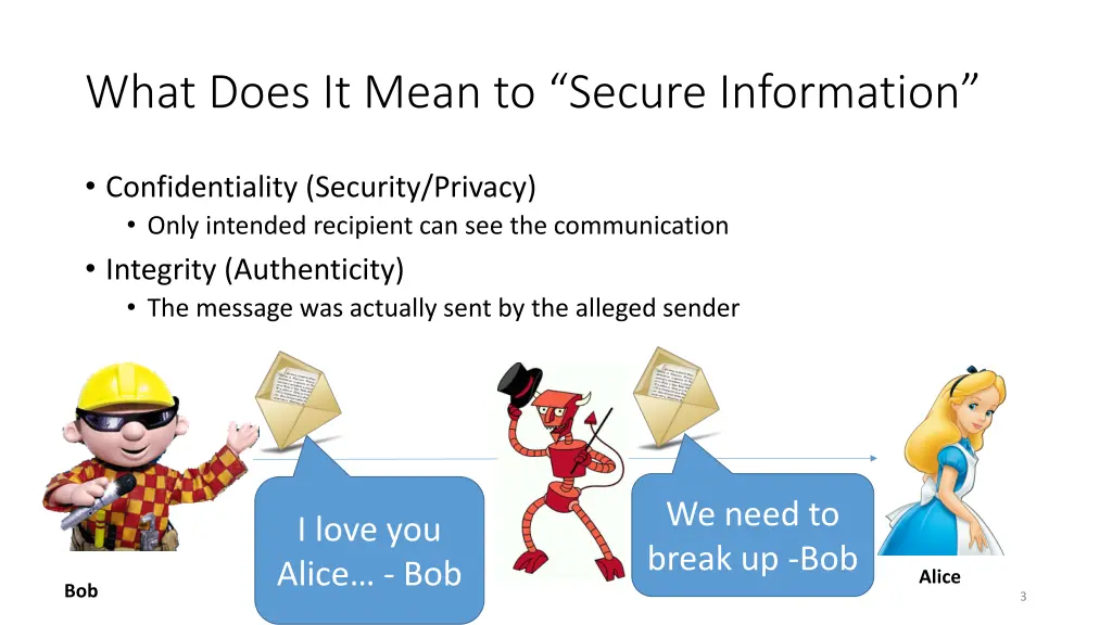 what does it mean to secure information