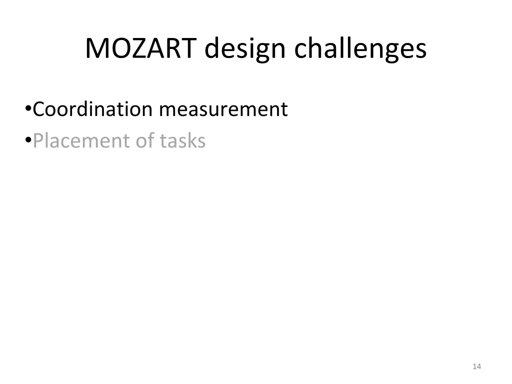 mozart design challenges 1