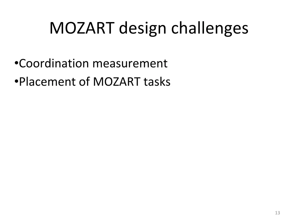 mozart design challenges