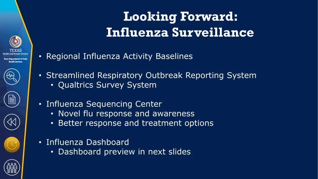 looking forward influenza surveillance