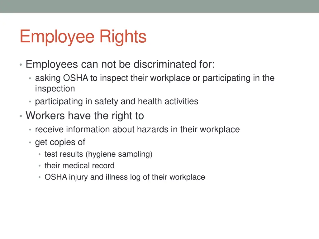 employee rights