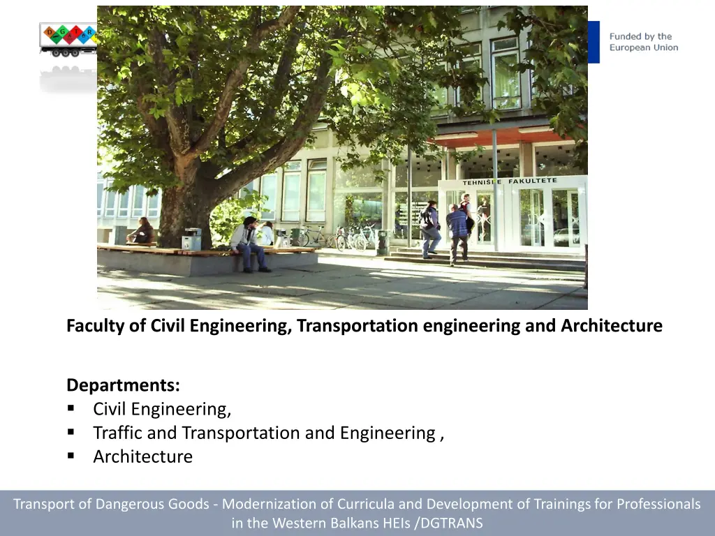 faculty of civil engineering transportation