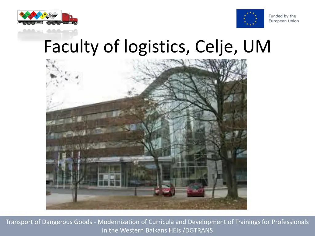 faculty of logistics celje um