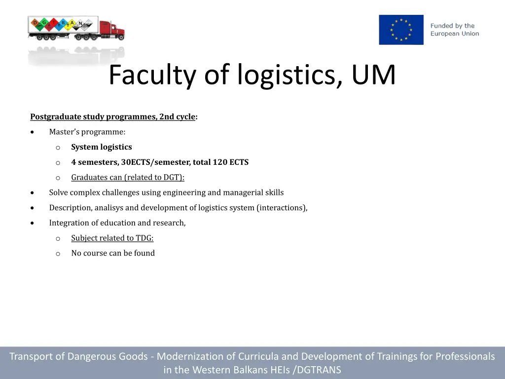 faculty of logistics um 3