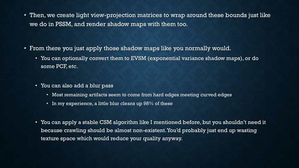 then we create light view projection matrices