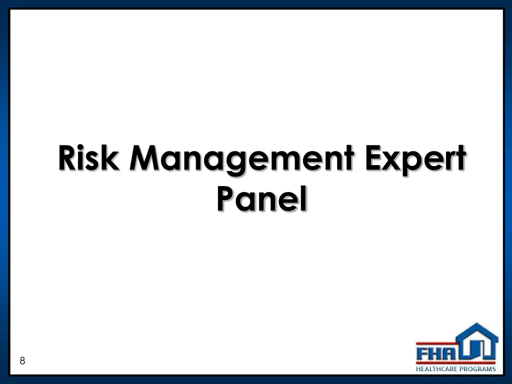 risk management expert panel