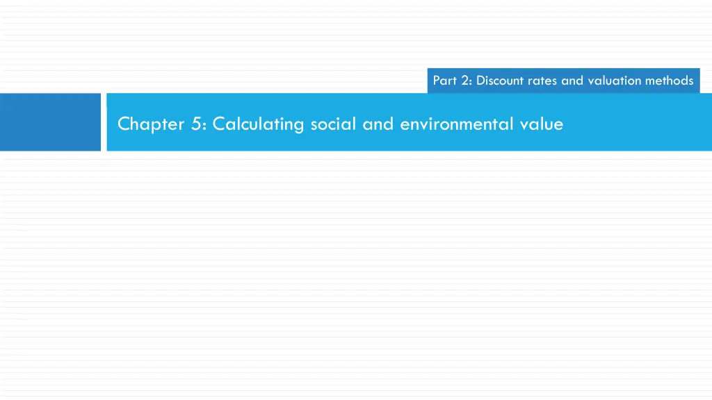 part 2 discount rates and valuation methods