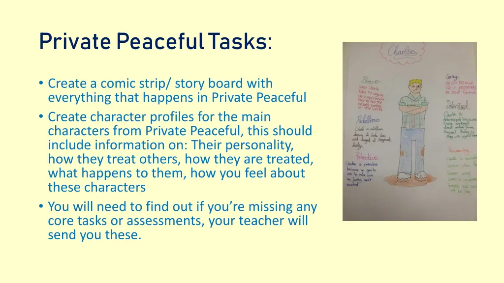 private peaceful tasks