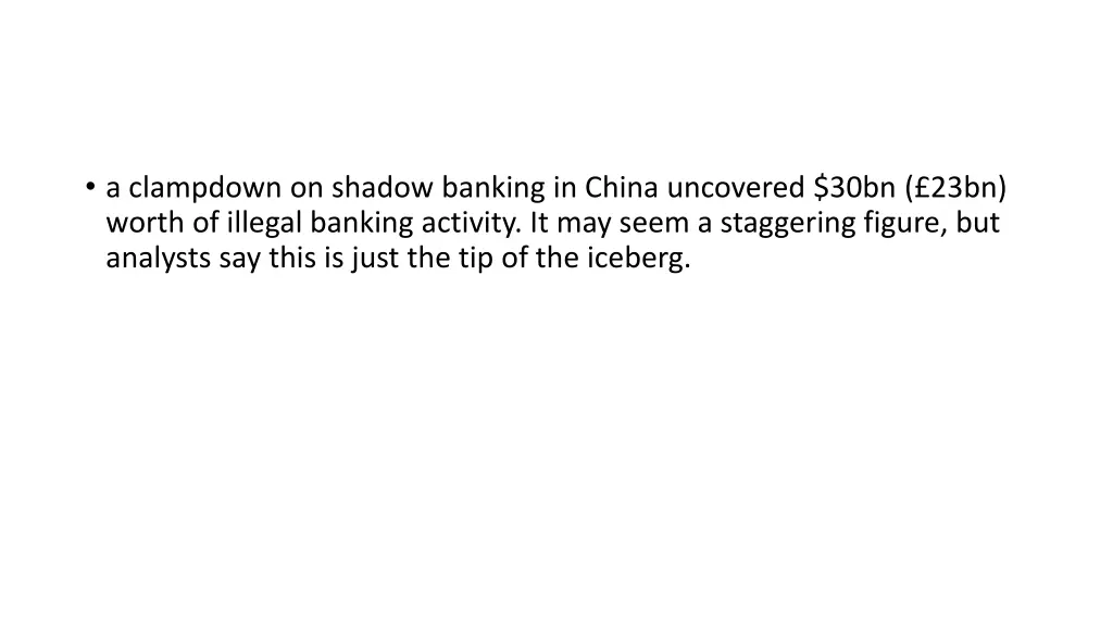 a clampdown on shadow banking in china uncovered